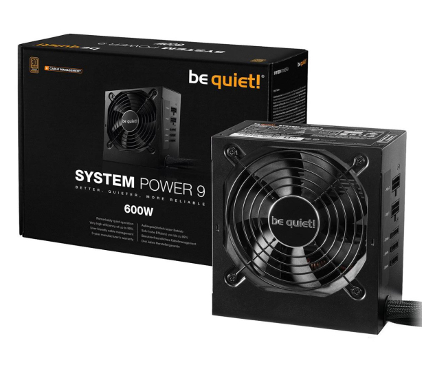 be quiet! System Power 9 CM 600W 80 Plus Bronze - 509251 - zdjęcie 3